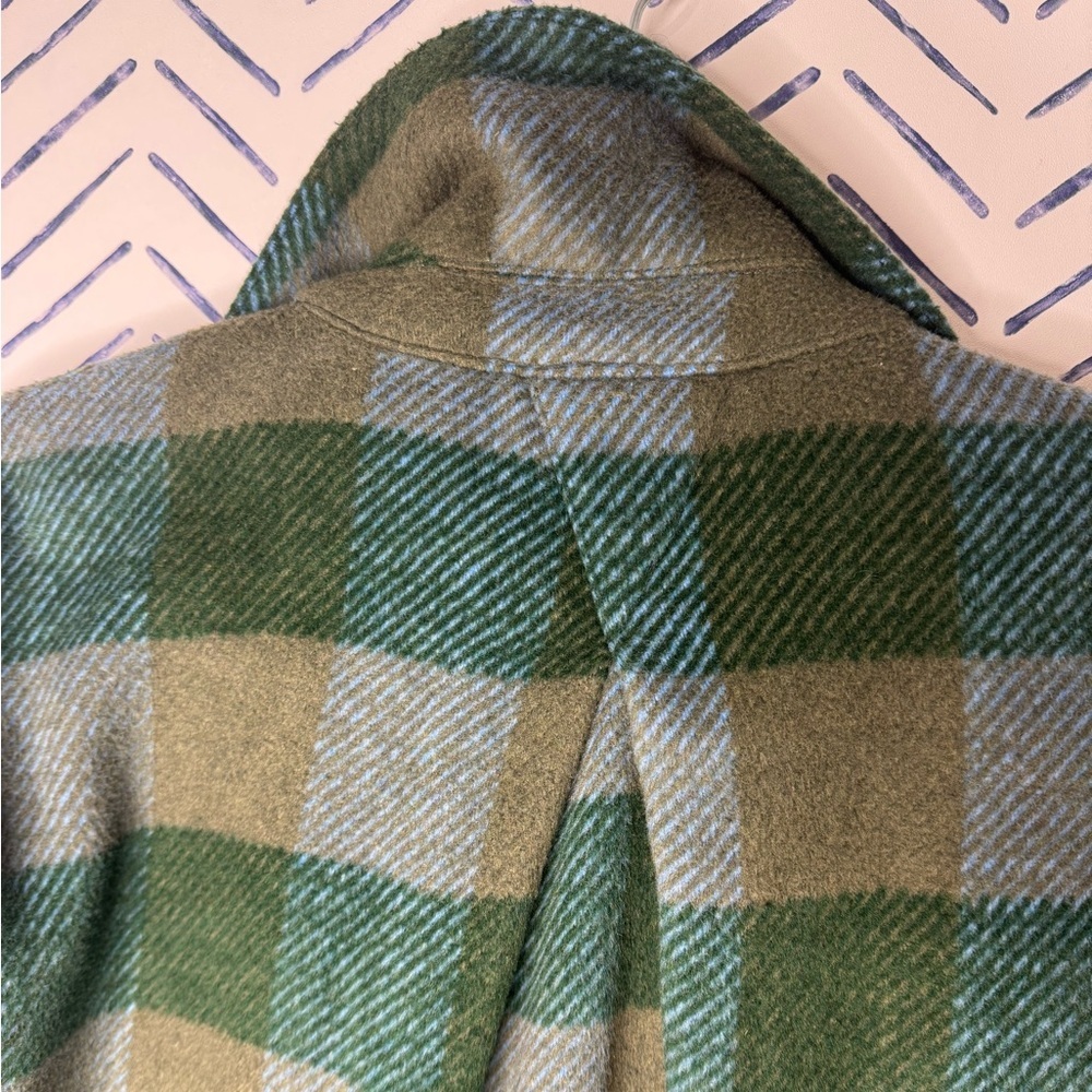 NWOT Anthropologie Pilcro Plaid Preppy boho Jacket Comfy Wool Blend Size Small - Picture 6 of 15